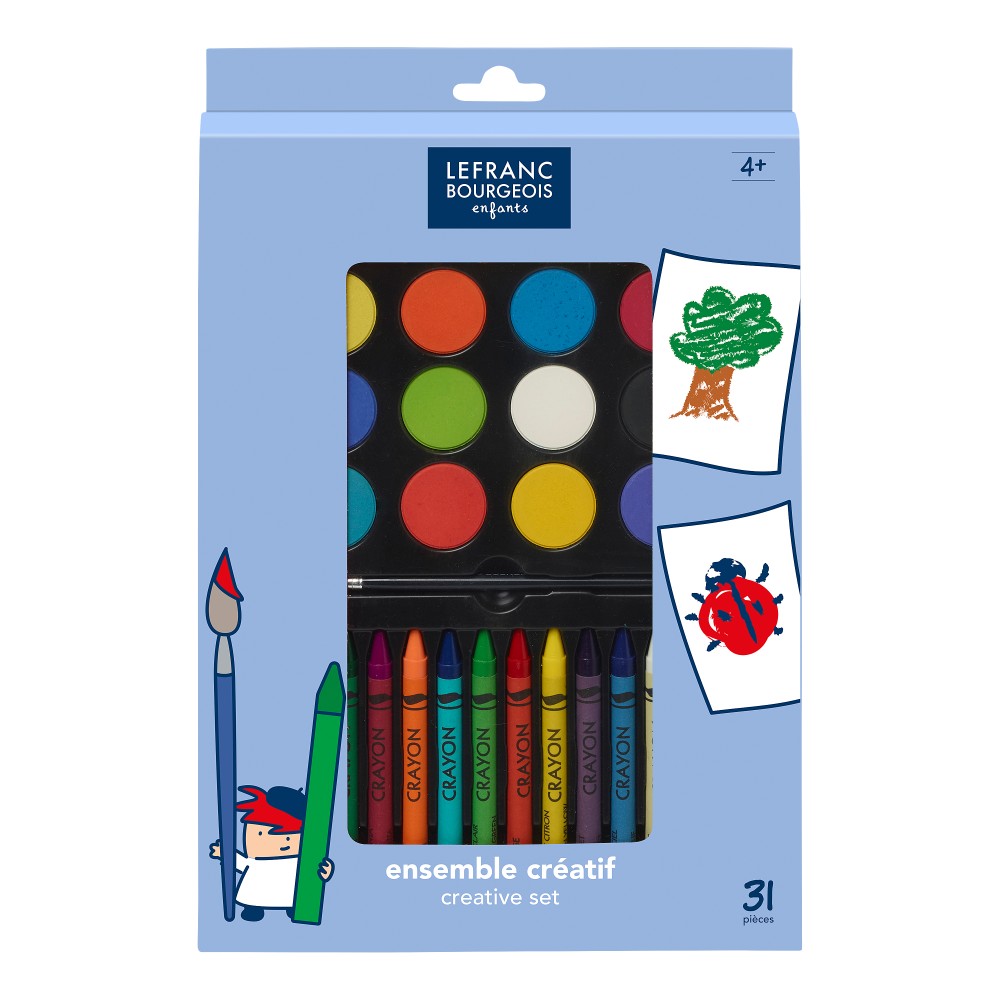 Crayon enfants LEFRANC & BOURGEOIS : les 6 crayons à Prix Carrefour